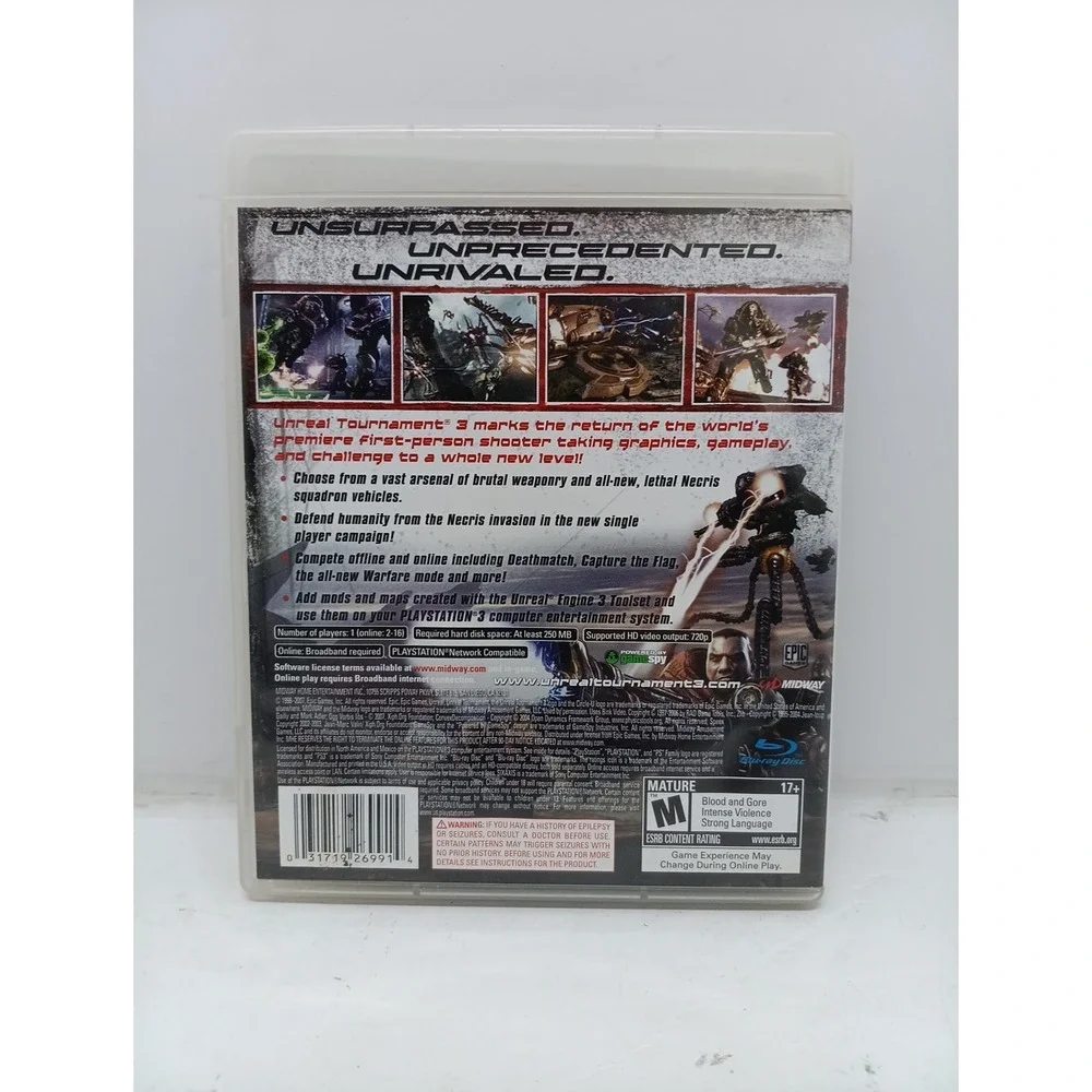 Unreal Tournament III (Sony PlayStation 3, 2007)